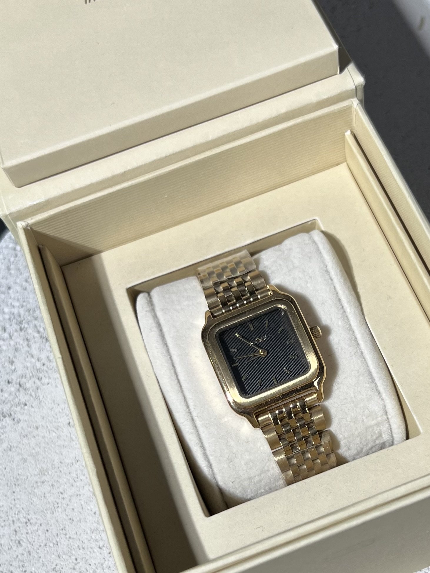 Часы Burker Macy Gold Black