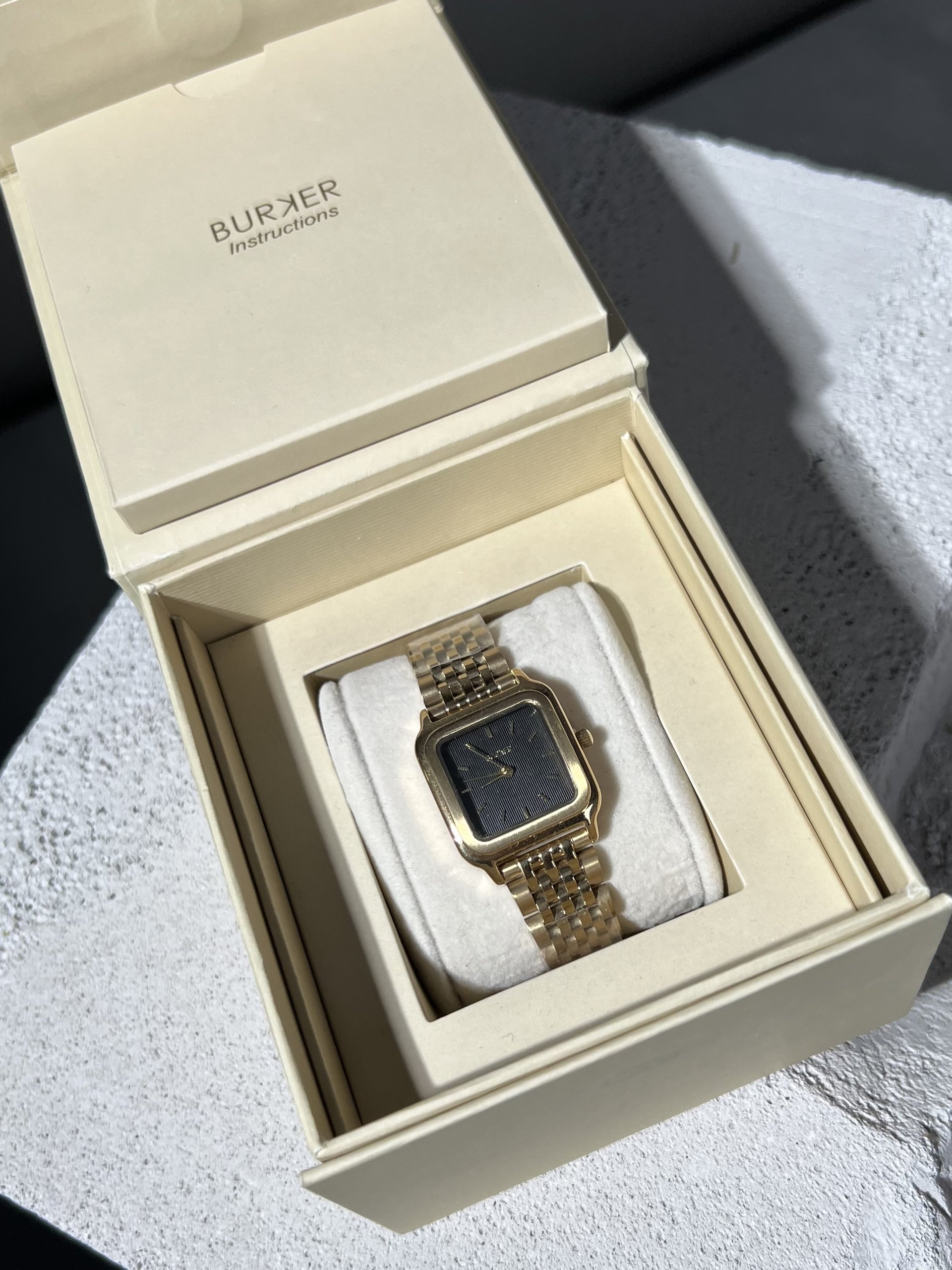 Часы Burker Macy Gold Black