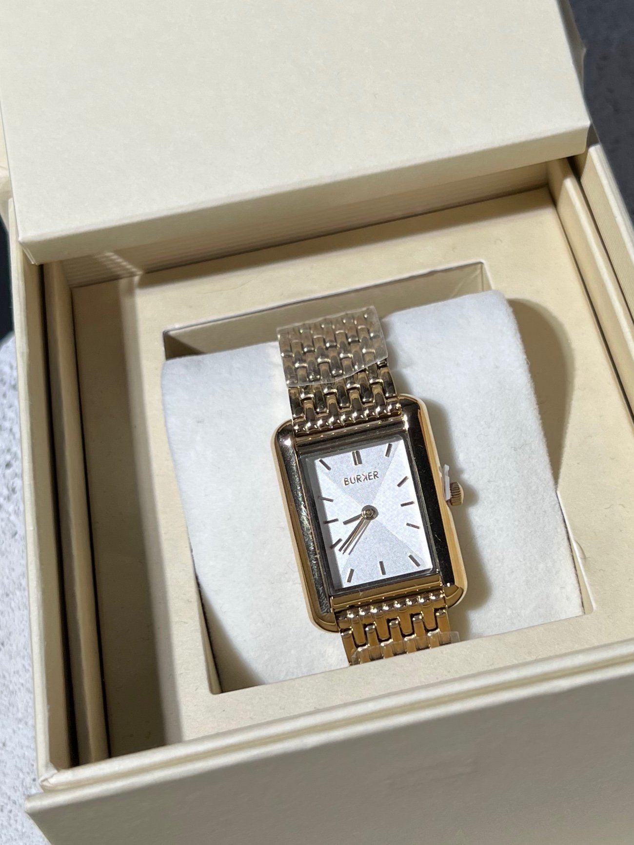 Часы Burker Olivia Gold White