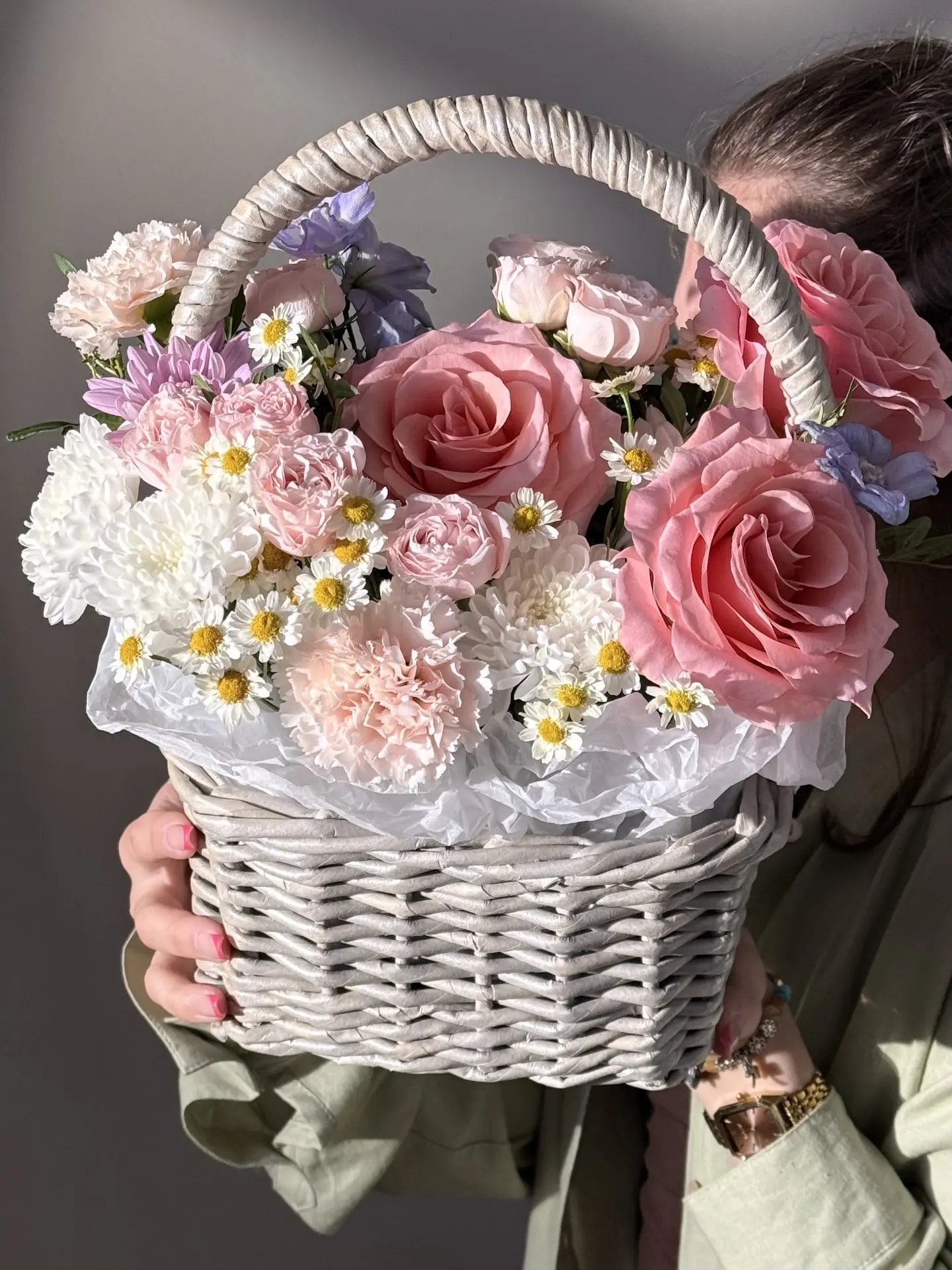 Композиция с розами